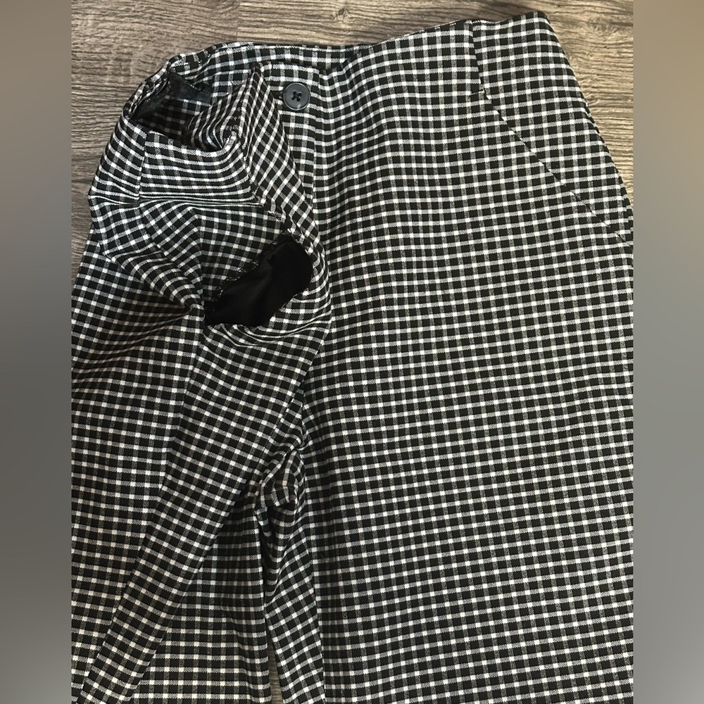 Worthington Black and White Plaid Pants - Picture 4 of 10